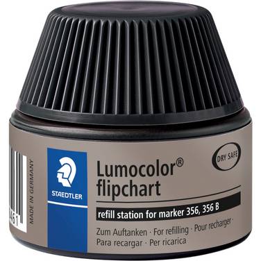 Nachfülltinte Flipchartmarker schwarz