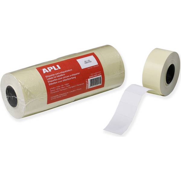 agipa Etiketten für Preisauszeichner, 26 x 16 mm, weiß (66000347)