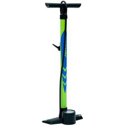 FISCHER Fahrrad-Standpumpe Plus Volume, für alle Ventile-0