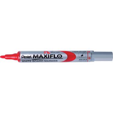 Pentel Whiteboard-Marker MAXIFLO MWL5S, rot