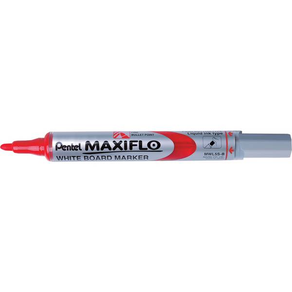 Whiteboardmarker Maxiflo 2mm Rundspitze rot