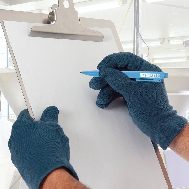 HYGOSTAR Druckkugelschreiber DETECT, detektierbar, blau-0