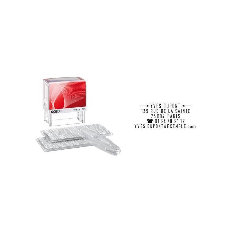 COLOP Textstempelautomat "D-I-Y Sets" Printer 30/2 Set, FR