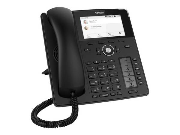 SNOM - D785N - IP-Telefon - Schwarz - Kabelgebundenes Mobilteil - Im Band - Out-of band - SIP-Info - 12 Zeilen - 10000 E