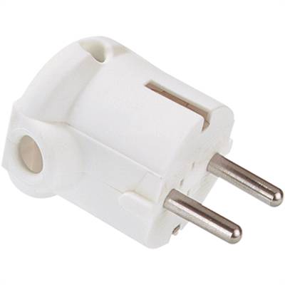 BACHMANN Schutzkontaktstecker, weiss montierbar, IP20-0
