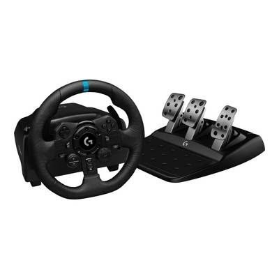 Logitech G923 - Lenkrad- und Pedale-Set - kabelgebunden - Schwarz - für PC, Sony PlayStation 4-0