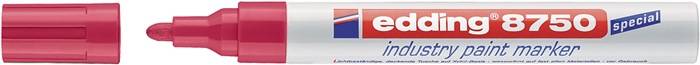 Industrie-Lackmarker 8750 rot Strich-B.2-4mm Rundspitze EDDING-0