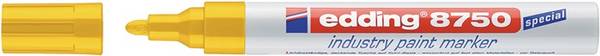 Industrie-Lackmarker 8750 gelb Strich-B.2-4mm Rundspitze EDDING