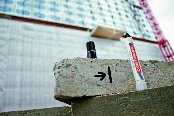 Industrie-Pastenmarker 950 blau Strich-B.10mm Rundspitze EDDING-3