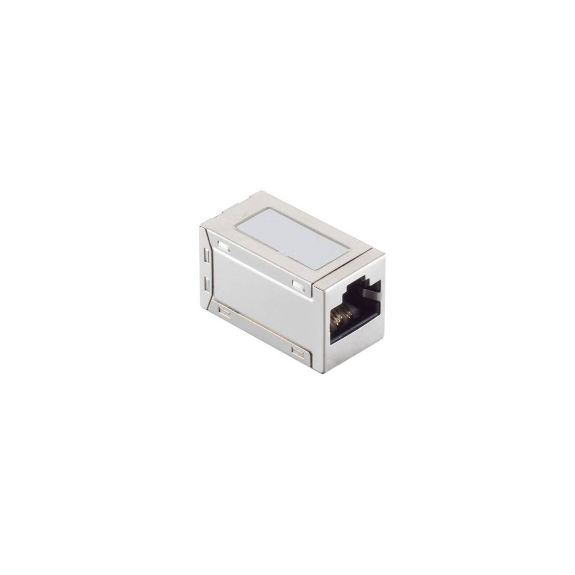 RJ45 Patchkabel-Verbinder - Cat. 6A, Doppelbuchse, STP, Kleine Bauform-0