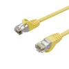 Netzwerkkabel RJ45 Patchkabel Ethernet LAN-Kabel U/UTP CAT 7 10 Gbit/s 10GBASE-T AWG26/7 8P8C Indoor 3,00m | Gelb