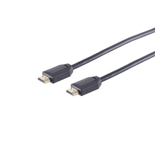 Ultra HDMI 2.1 Kabel, 10K, PVC, schwarz, 3m