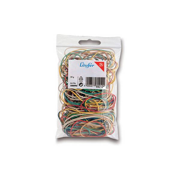 Läufer Gummiringe RONDELLA im Beutel, sortiert, 50 g