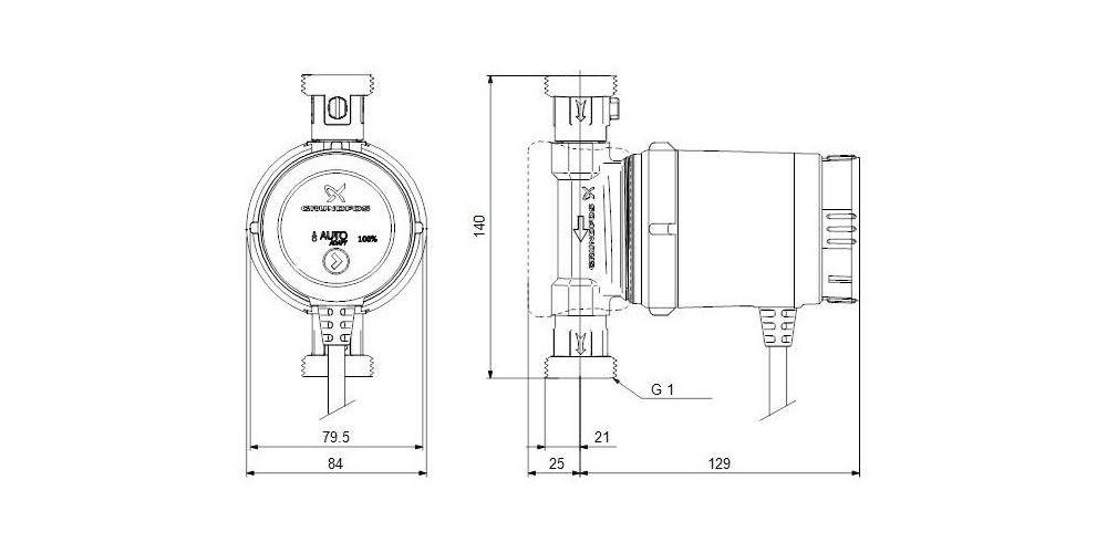 GRUNDFOS Zirkulationspumpe COMFORT 15-14 BX TA DACH-3
