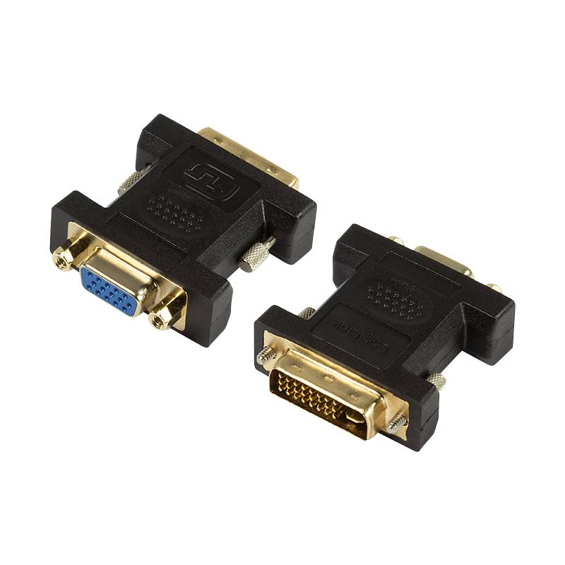 LogiLink Adapter, DVI 24+5 Pol Stecker - 15 Pol VGA Kupplung-1