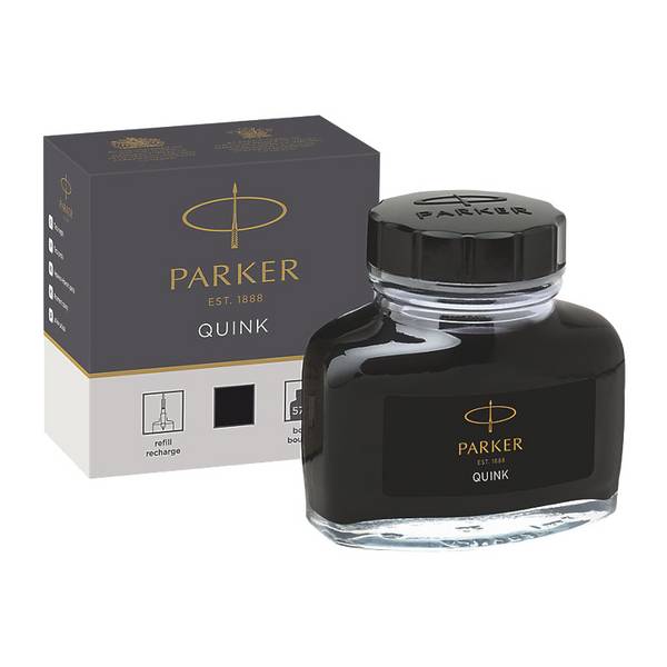 PARKER Tintenflacon QUINK, Inhalt: 57 ml, schwarz