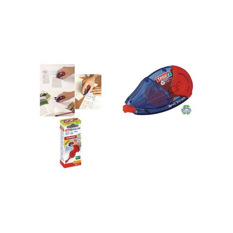 tesa Refill-Kleberoller PERMANENT GLUE, 8,4 mm x 14 m-0