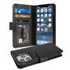 Cadorabo Hülle für Apple iPhone 13 PRO MAX in Schwarz Backcover Handy Schutz Hülle Book Case Booklet Kartenfächer