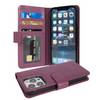 Cadorabo Hülle für Apple iPhone 13 PRO MAX in Lila Backcover Handy Schutz Hülle Book Case Booklet Kartenfächer