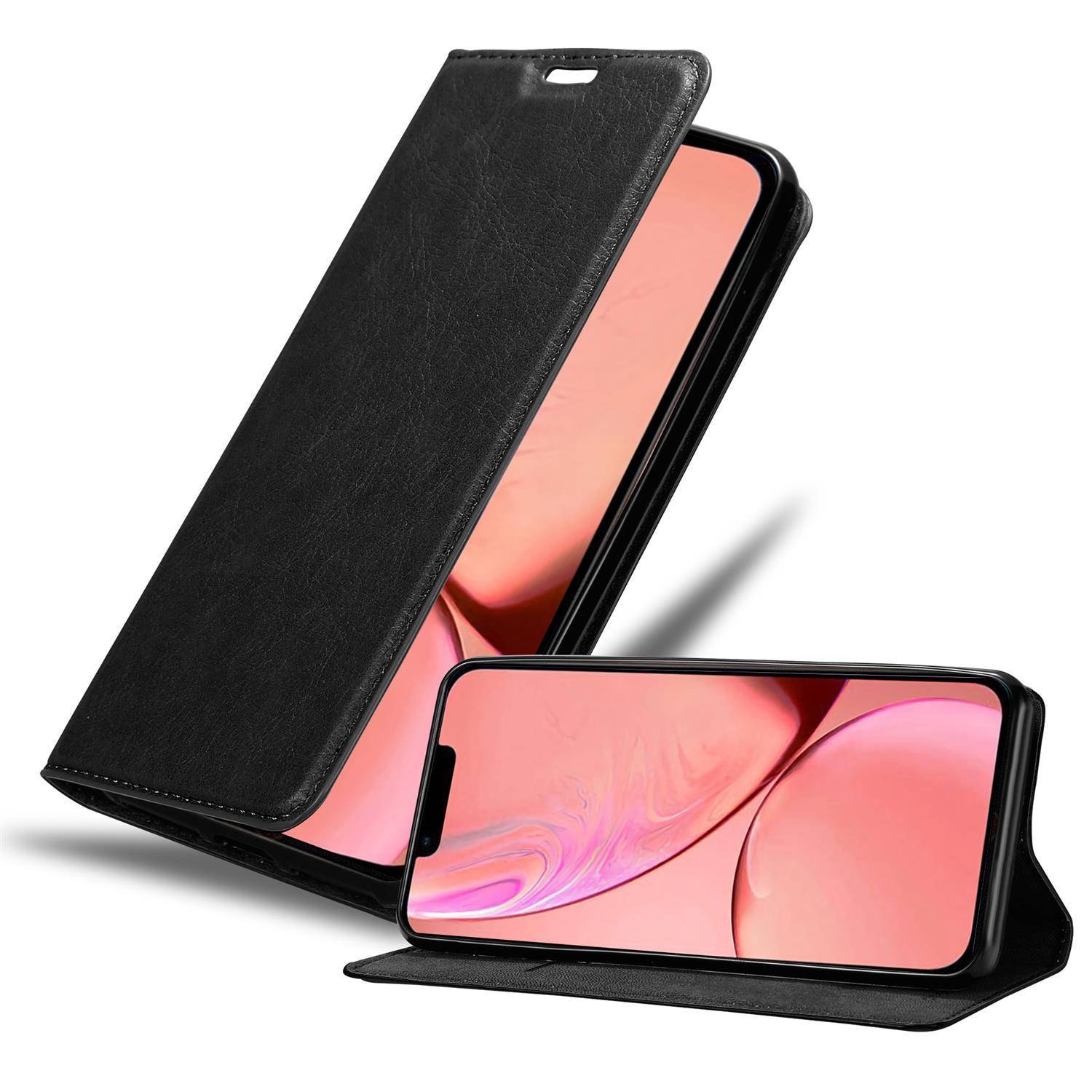 Cadorabo Hülle für Apple iPhone 13 Schutz Hülle in Schwarz Handyhülle Etui Case Cover Magnetverschluss-0