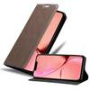 Cadorabo Hülle für Apple iPhone 13 Schutz Hülle in Braun Handyhülle Etui Case Cover Magnetverschluss