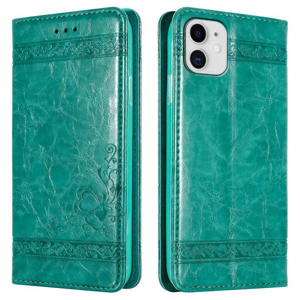 Cadorabo Hülle für Apple iPhone 11 Schutzhülle in Türkis Handyhülle Etui Cover Case Standfunktion