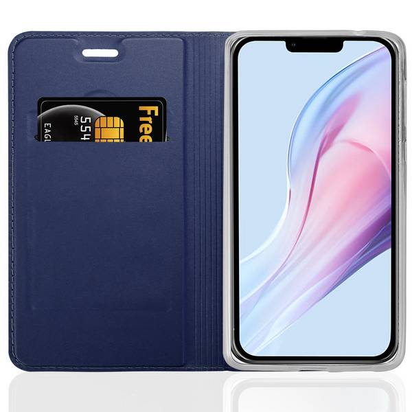 Cadorabo Handyhülle für Apple iPhone 13 PRO MAX Schutz Hülle in Blau Cover Etui Book Case Booklet