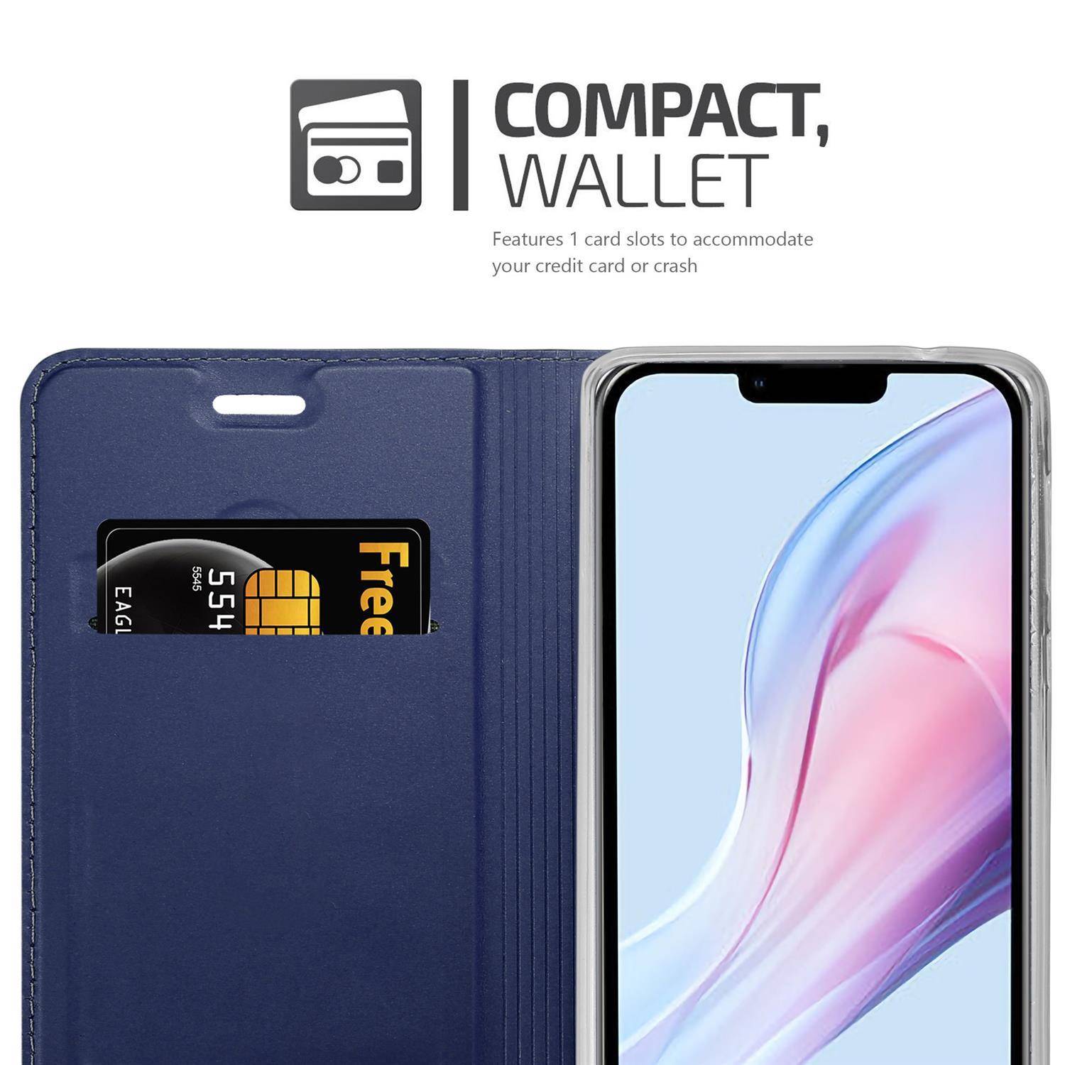 Cadorabo Handyhülle für Apple iPhone 13 PRO MAX Schutz Hülle in Blau Cover Etui Book Case Booklet-1