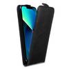 Cadorabo Hülle für Apple iPhone 13 Schutzhülle in Schwarz Flip Handyhülle Case Cover Etui Kunstleder