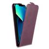 Cadorabo Hülle für Apple iPhone 13 Schutzhülle in Lila Flip Handyhülle Case Cover Etui Kunstleder