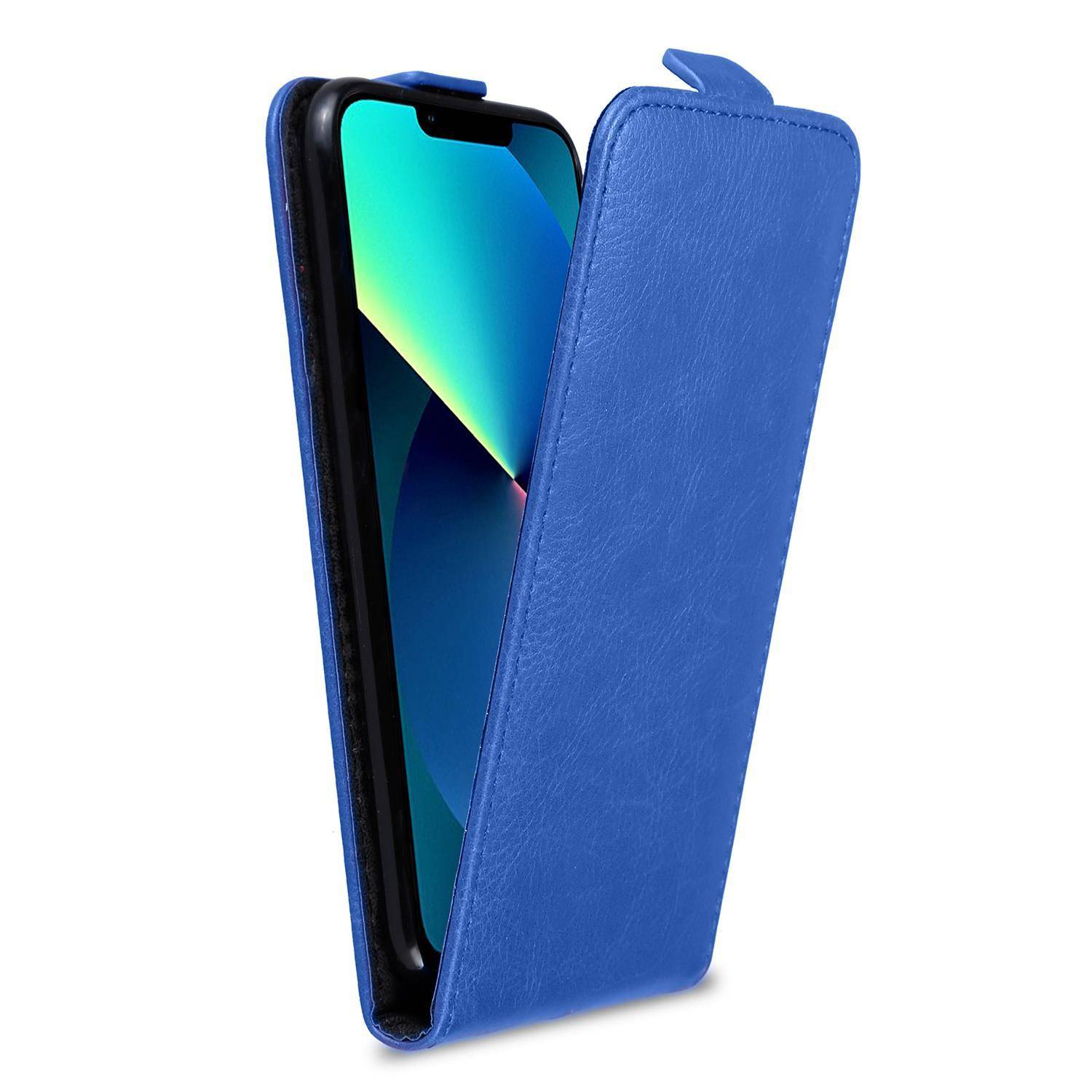 Cadorabo Hülle für Apple iPhone 13 Schutzhülle in Blau Flip Handyhülle Case Cover Etui Kunstleder-0