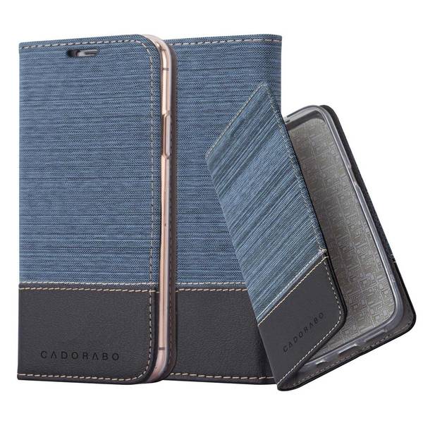 Cadorabo Hülle für Apple iPhone 13 PRO MAX Schutzhülle in Blau Handy Hülle Etui Book Case Cover
