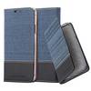 Cadorabo Hülle für Apple iPhone 13 Schutzhülle in Blau Handy Hülle Etui Book Case Cover