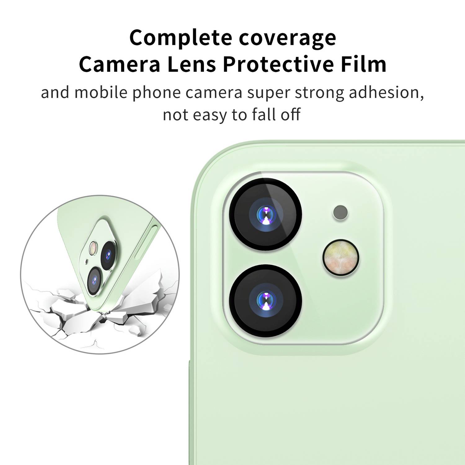 Cadorabo Kamera Schutz für Apple iPhone 11 Camera Protector Schutzfolie Kratzfest Linsen Schutz-2