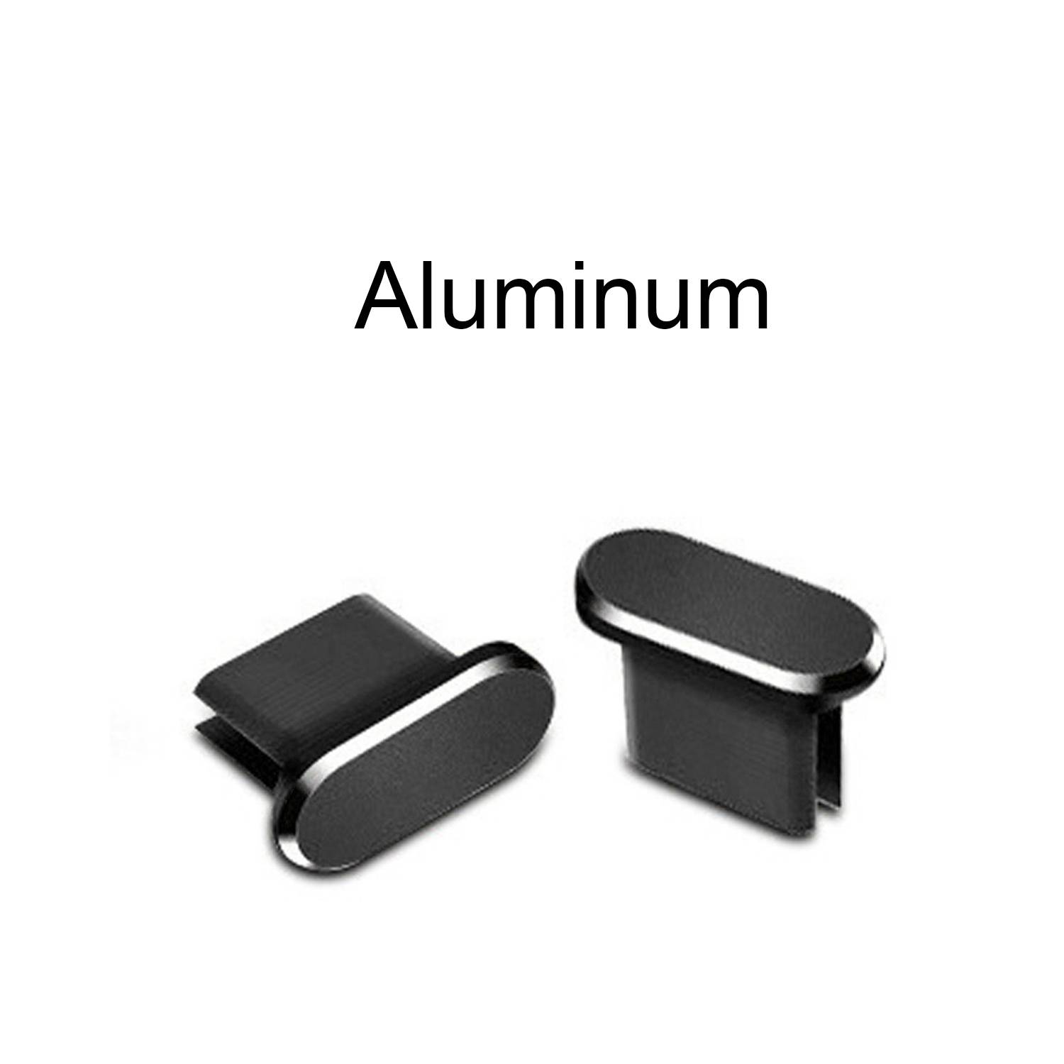 Cadorabo Schutzkappe für USB C in Schwarz Staub Schutz Stecker Stöpsel Staubdicht-1