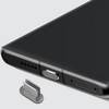 Cadorabo Schutzkappe für USB C in Grau Staub Schutz Stecker Stöpsel Staubdicht