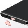 Cadorabo Schutzkappe für USB C in Rosa Staub Schutz Stecker Stöpsel Staubdicht