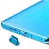 Cadorabo Schutzkappe für USB C in Blau Staub Schutz Stecker Stöpsel Staubdicht