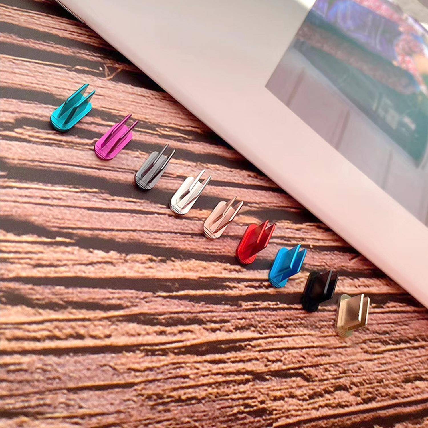 Cadorabo Schutzkappe für USB C in Schwarz Staub Schutz Stecker Stöpsel Staubdicht-4