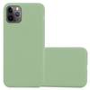 Cadorabo Hülle für Apple iPhone 13 MINI Schutzhülle in Grün Handyhülle TPU Silikon Etui Case Cover