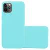Cadorabo Hülle für Apple iPhone 13 MINI Schutzhülle in Blau Handyhülle TPU Silikon Etui Case Cover
