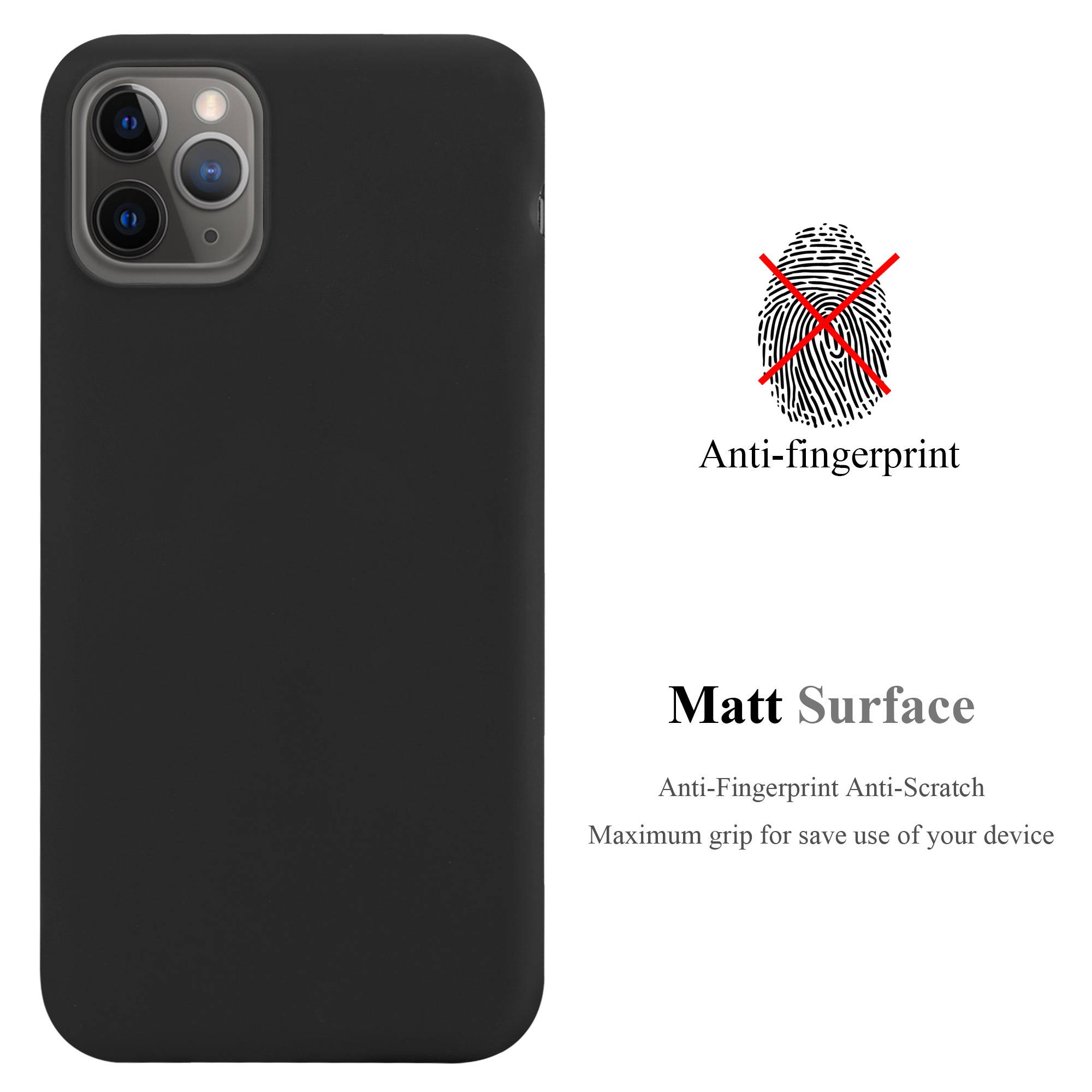 Cadorabo Hülle für Apple iPhone 13 MINI Schutzhülle in Schwarz Handyhülle TPU Silikon Etui Case Cover-1