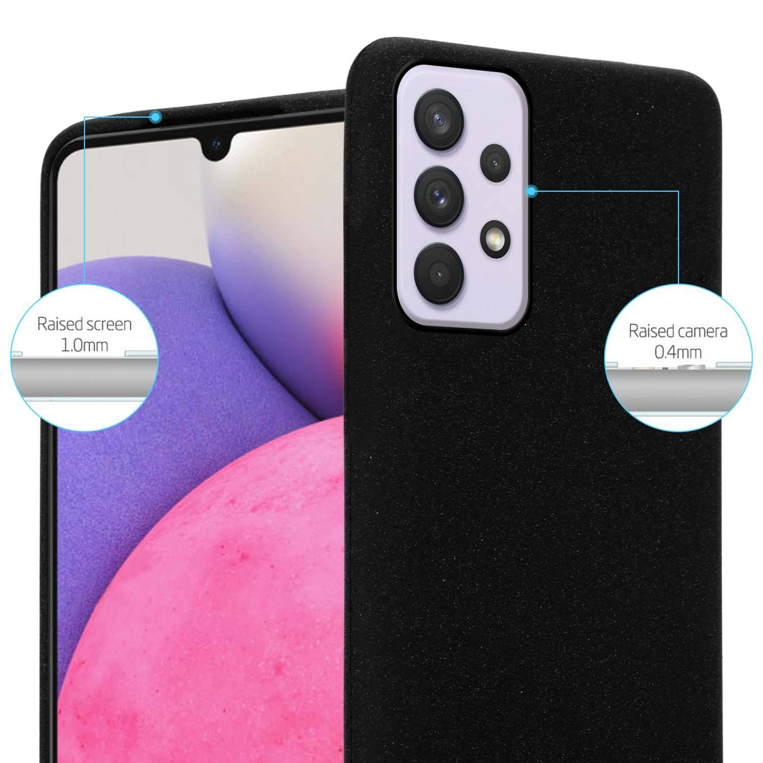 Cadorabo Schutzhülle für Samsung Galaxy A33 5G Hülle in Schwarz Handyhülle TPU Etui Cover Case-1