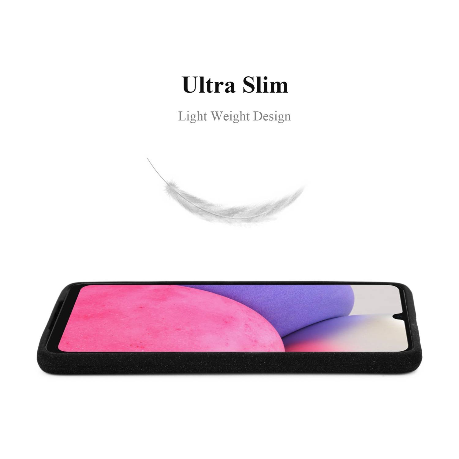 Cadorabo Schutzhülle für Samsung Galaxy A33 5G Hülle in Schwarz Handyhülle TPU Etui Cover Case-3