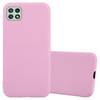 Cadorabo Hülle für Samsung Galaxy A22 5G Schutzhülle in Rosa Handyhülle TPU Silikon Etui Case Cover