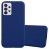 Cadorabo Hülle für Samsung Galaxy A33 5G Schutzhülle in Blau Handyhülle TPU Silikon Etui Case Cover