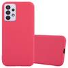 Cadorabo Hülle für Samsung Galaxy A33 5G Schutzhülle in Rot Handyhülle TPU Silikon Etui Case Cover