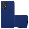 Cadorabo Hülle für Samsung Galaxy A52 (4G / 5G) / A52s Schutzhülle in Blau Handyhülle TPU Silikon Etui Case Cover