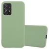 Cadorabo Hülle für Samsung Galaxy A52 (4G / 5G) / A52s Schutzhülle in Grün Handyhülle TPU Silikon Etui Case Cover