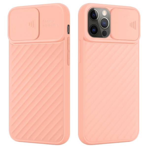 Cadorabo Hülle für Apple iPhone 13 PRO Schutzhülle in Rosa TPU Cover Etui Kameraschutz